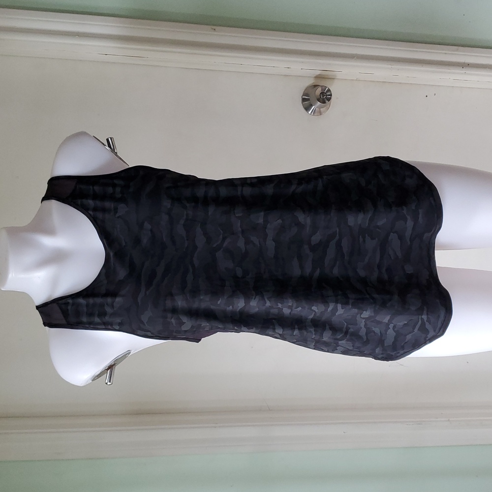 Lululemon SET Sculpt Tank II Black Camo / Gray 4